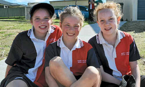 Sophie Otten, Mary Higgins and Vanessa Bryson watch the netball grand final action. Sophie Otten, Mary Higgins and Vanessa Bryson watch the netball grand final action.